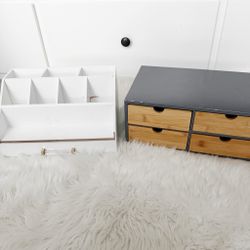 Vanity Organizers Drawers Makeup Brush Toiletries Desktop Storage Cups Homegoods TJ Maxx Marshalls