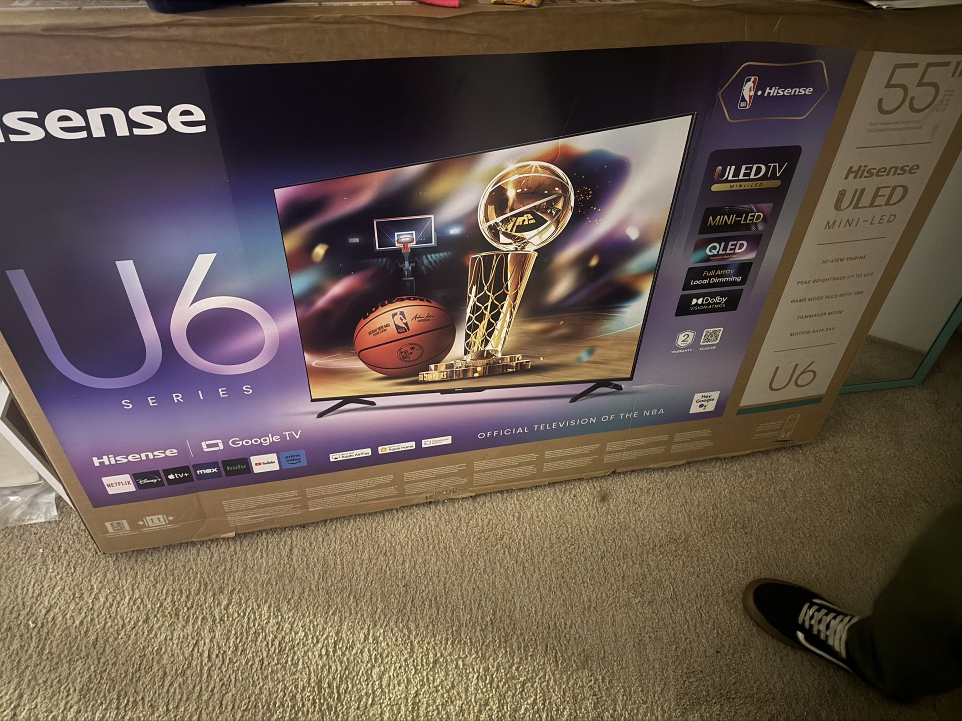 55’ Unopened Brand New Tv