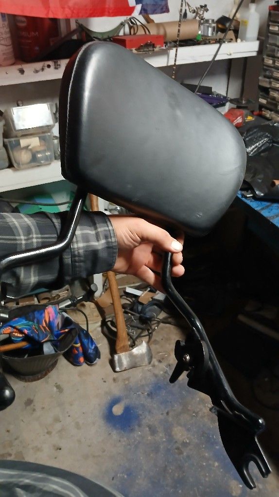 Sissy Bar With Pad. 2017 Road King Or Similar