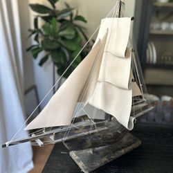 Boat/Ship Decor Real Wood Handcrafted