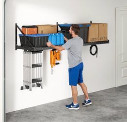 Brand new in box for fleximounts garage wall shelf 24” x 48” (2 pack)