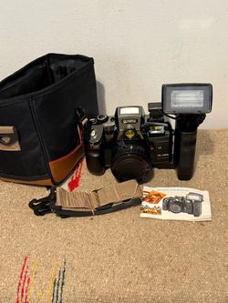 Olympia DL-2000 Film Camera with Flash and Bag