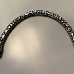 John Hardy 7.5 mm Chain Bracelet with Parvey Diamonds