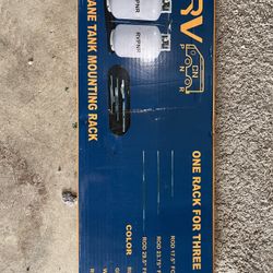 RV/Trailer Propane Tank Mounting Rack. NEW