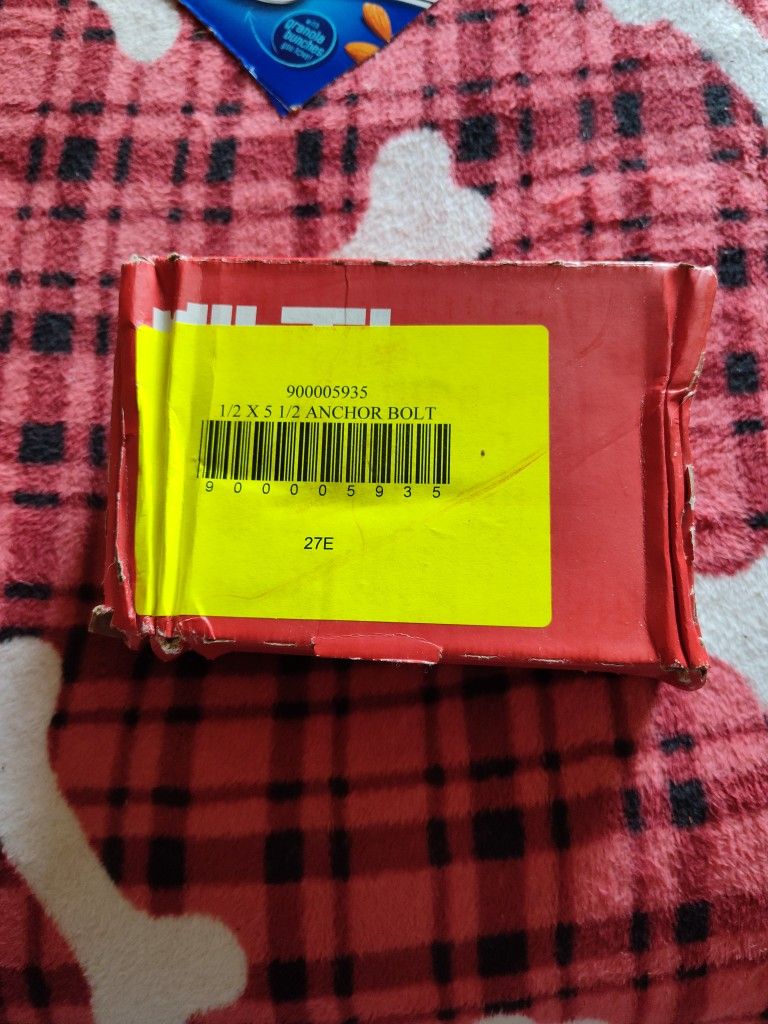 Hilti Anchor Bolts 1/2 By 5 1/2
