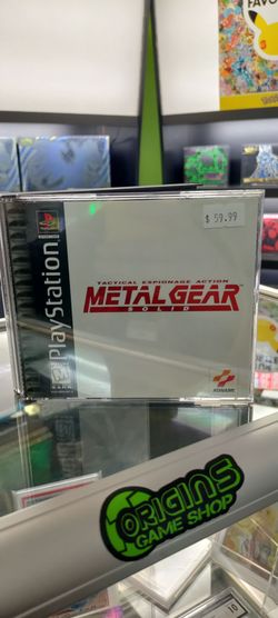 Metal Gear Solid PlayStation 1 Game black label