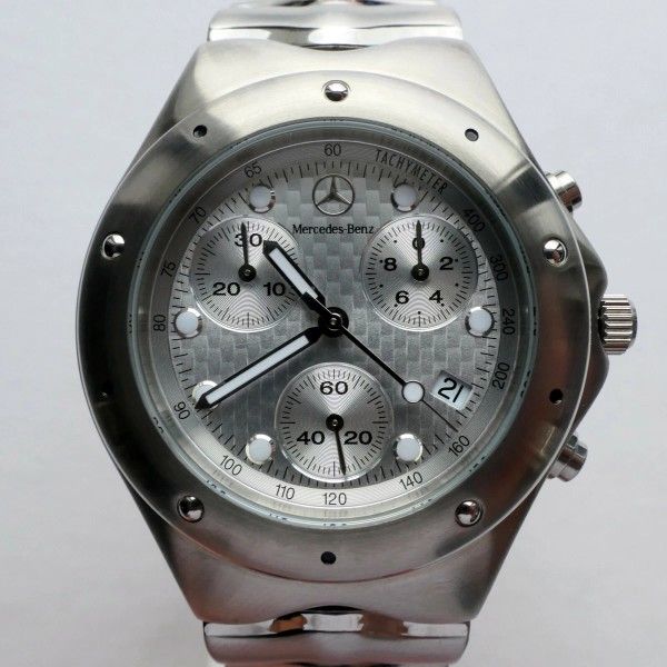 Mercedes Benz Motorsport AMG Car Accessory Racing Carbon Diver Chronograph Watch