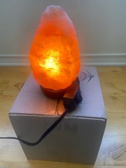 Himalayan Salt Lamp with Cord and Dimmer