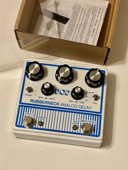 DOD Rubberneck Analog delay modulation pedal