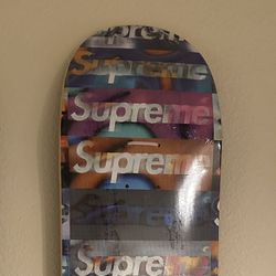 Supreme Distorted Logo Skateboard Deck