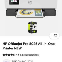 HP Officejet Pro 8025 