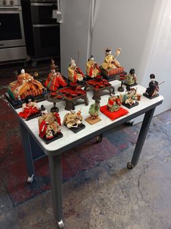 Vintage Japanese Hina 13-doll set