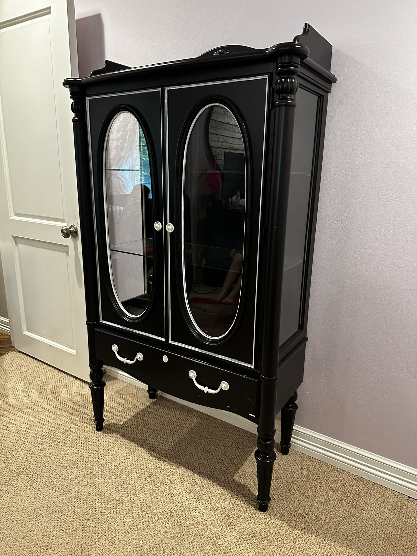 Display Case- Hutch, Armoire, Cabinet, Curio, Bookcase