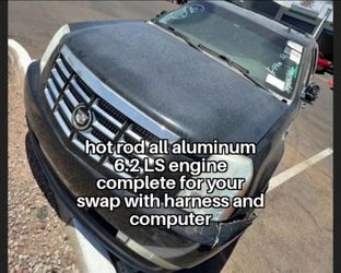 Hot rod aluminum 6.2 LS engine complete