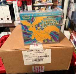 Pokemon Ascended Heroes Elite Trainer Box Case