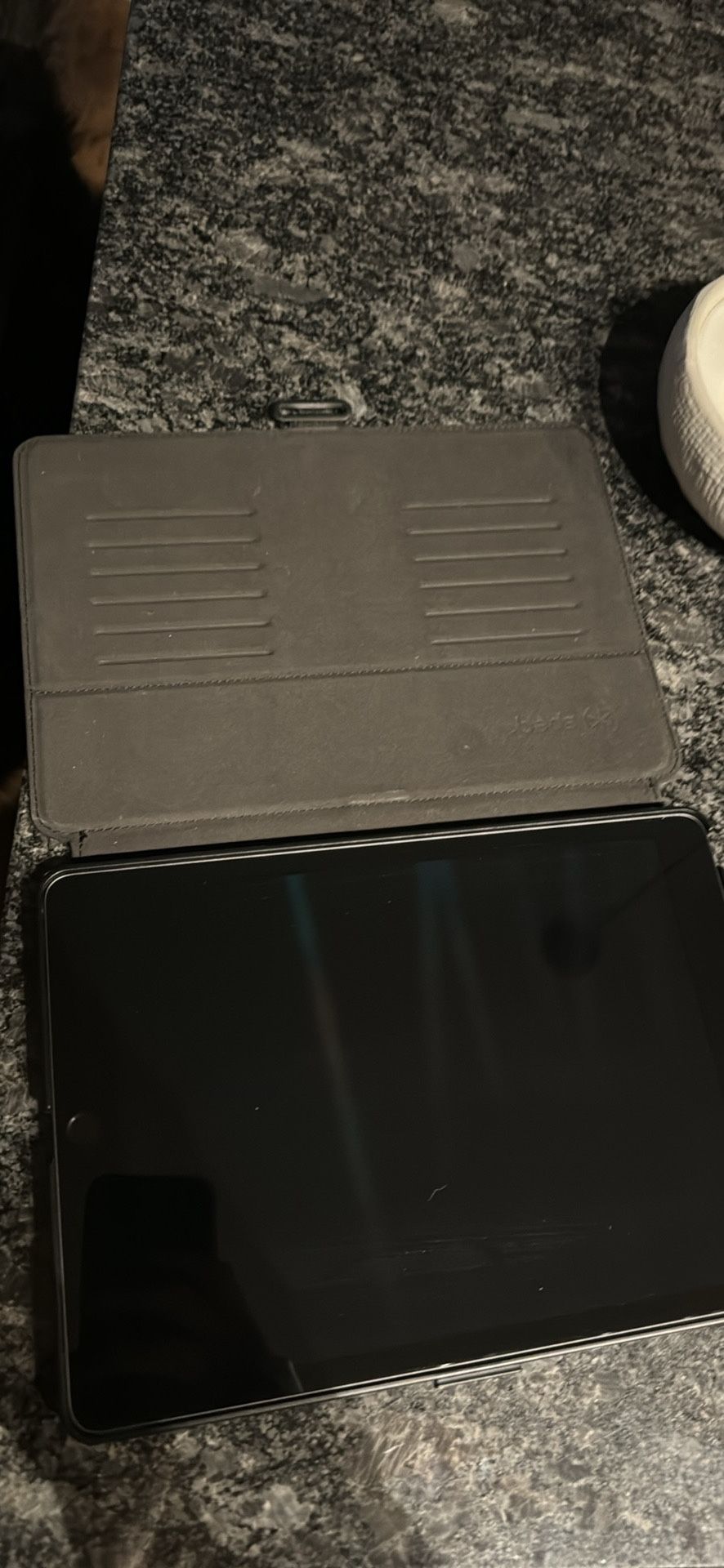 9th Gen Apple iPad 64gb Space Grey With Case 