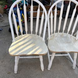 Two Wood Dinner Chair S