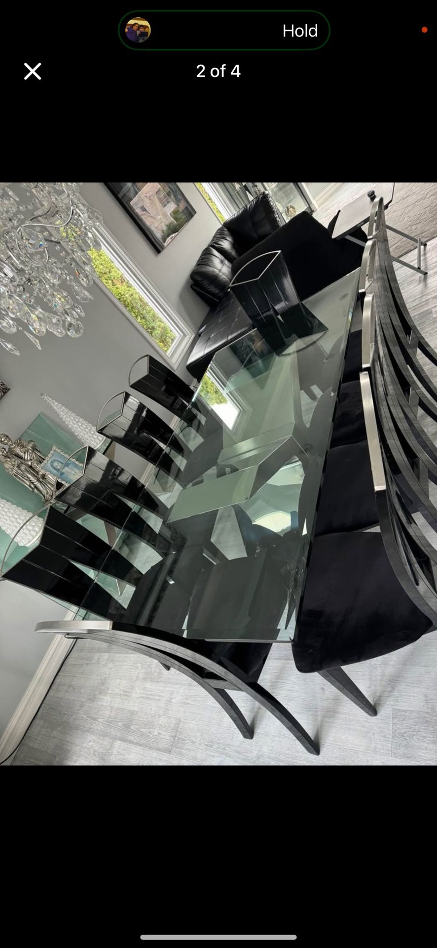 Beautiful Contemporary Package Glass Tables And Chairs
