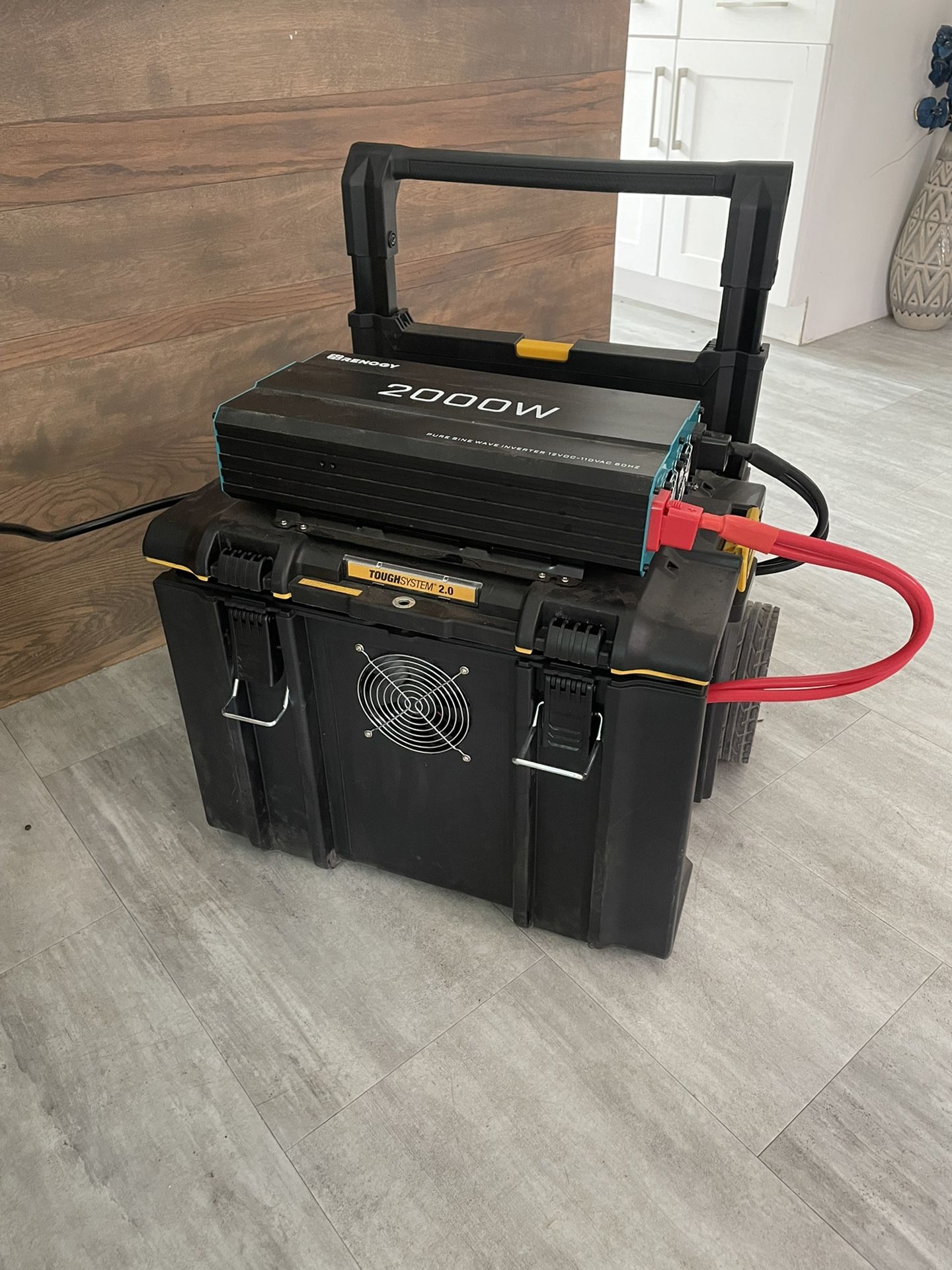 200 Amp Solar Generator With 2000w Inventor Custom Build