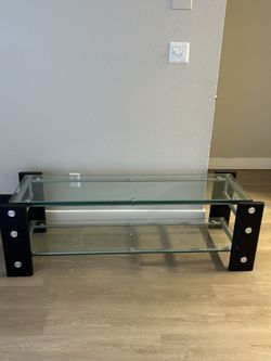 Tv stand glass