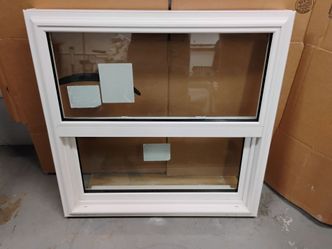 Tecnoglass ES -V100 Series single -hung Vinyl impact Window , OBO.