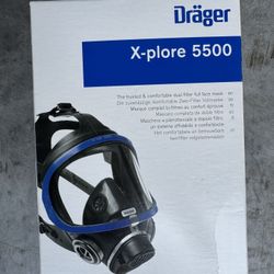 Drager X-plore 5500 Full Face Mask - New Sealed Box NIOSH Approved
