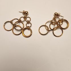 Earings GOLD plated 8k  .... $30