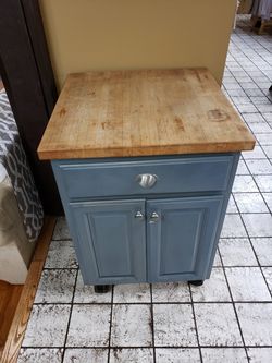 Cutting Board Cabinet on wheels