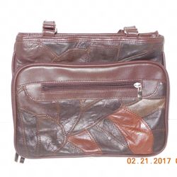 Brown shoulder purse