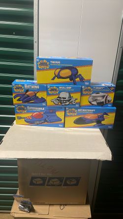 DC/ Super Powers/ T-craft/ Skull ship/ Batwing/ The Bug/ Bat Multicraft/ Supermobile/ Mcfarlane Toys