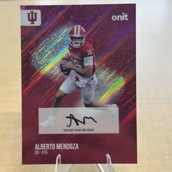 Alberto Mendoza Autograph ONIT