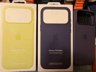 ‼️‼️🔥🔥Authentic Apple MagSafe Cases Techwoven and silicone - 17 Pro Max🔥🔥‼️‼️