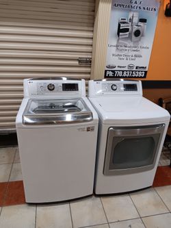 LG washer and dryer