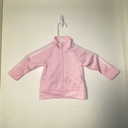 Adidas - 9 Months - Pink Zip Jacket - Girls clothes