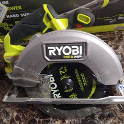 Ryobi One+ HP 18V Brushless Cordless 7-1/4 in. Circular Saw Tool Only