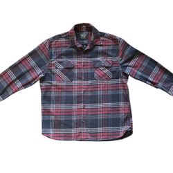 Jachs MFG. Heritage Flannel Men’s Long Sleeve Plaid  Button Up Size XL