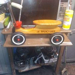 Vintage Radio Flyer 4 Wheel Scooter Wagon.l, 