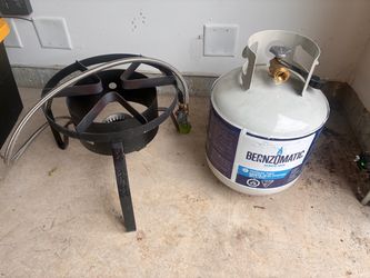 Propane Burner Stand with Bernzomatic Tank