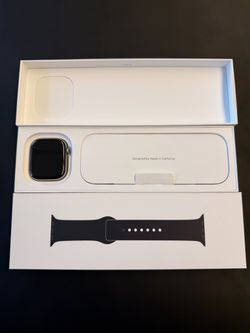 Apple Watch with Black Sport Band