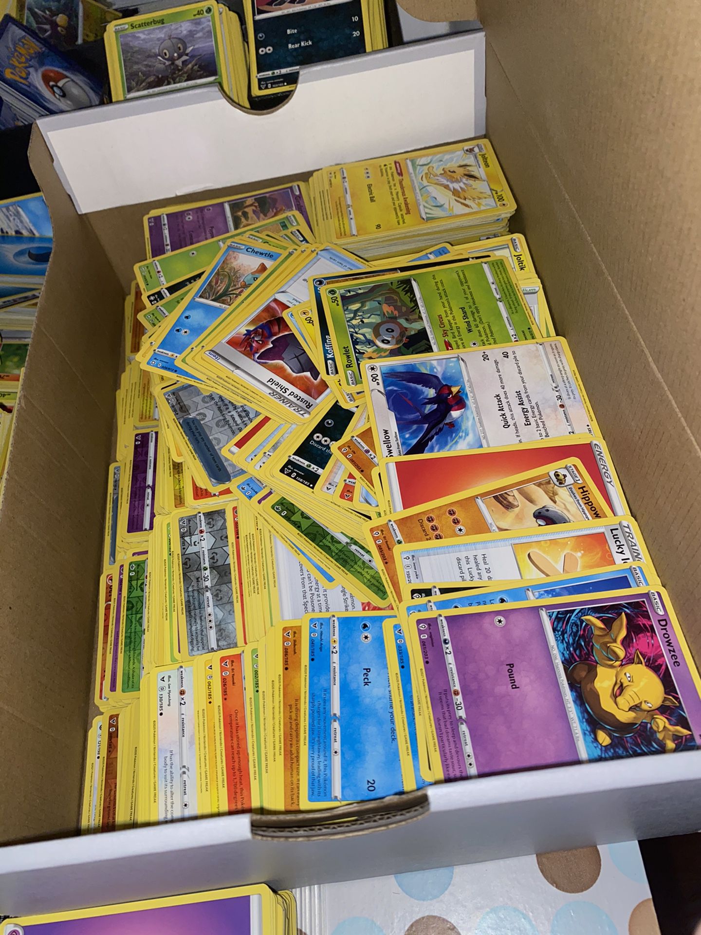 Bulk Pokemon Cards (stack of 2,000 commons/uncommons)