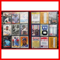 Bo Jackson Baseball Cards Lot Rookie