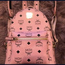 Authentic MCM Pink backpack