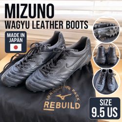 Mizuno Leather Soccer Cleats Boots