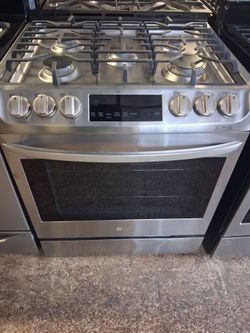 LG stainless steel gas stove