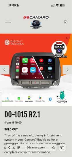 2010-2015 Camaro Digital Octopus Radio