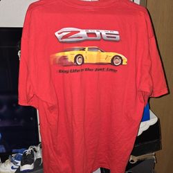 Y2k Corvette z06 Shirt Size Xl 