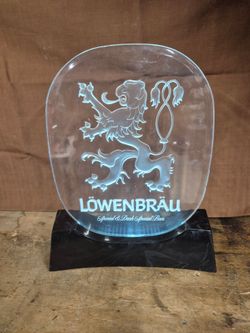 Vintage Lowenbrau Lighted Table Top Sign