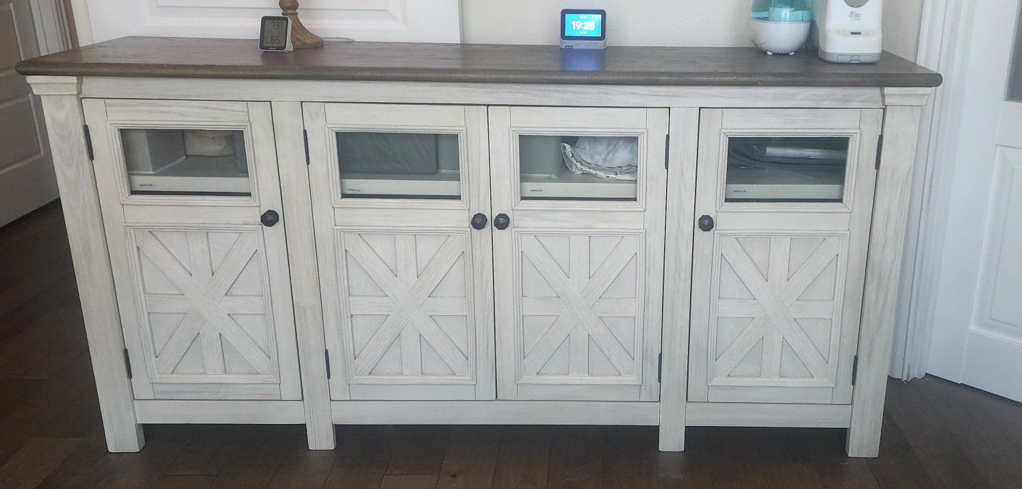 72" TV Stand Cabinet With Storage