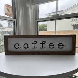 Coffee Wooden Frame