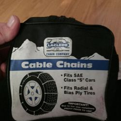 Tire cable chains